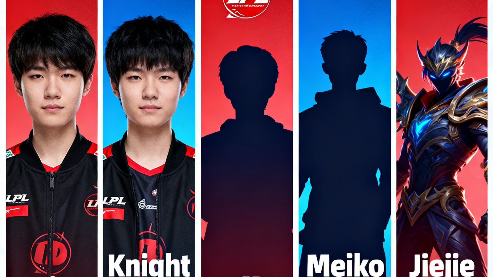 LPL春季赛第九周最佳阵容公布，Bin, Knight, Elk, Meiko, Jiejie入选